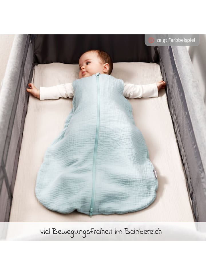 LaLoona Sommer-Schlafsack Musselin / Mull - Beige in beige günstig kaufen