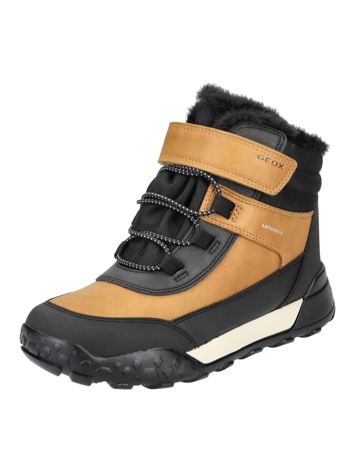 Geox Stiefelette in Schwarz/Gelb günstig kaufen