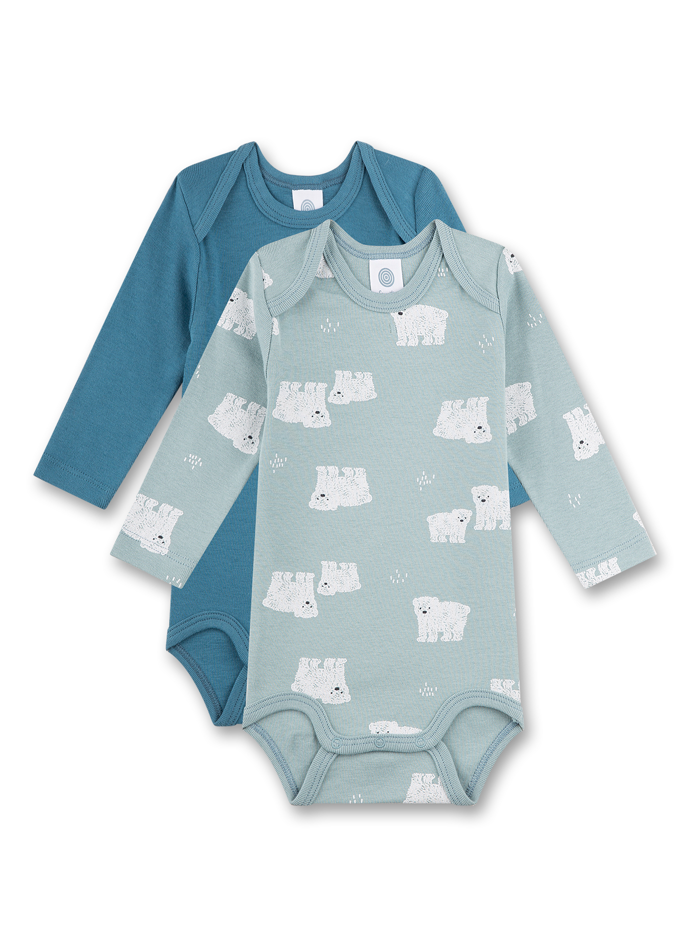 Baby-Bodylangarm (Doppelpack) Blau