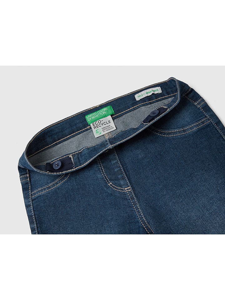 Benetton Jeggings in Blau günstig kaufen