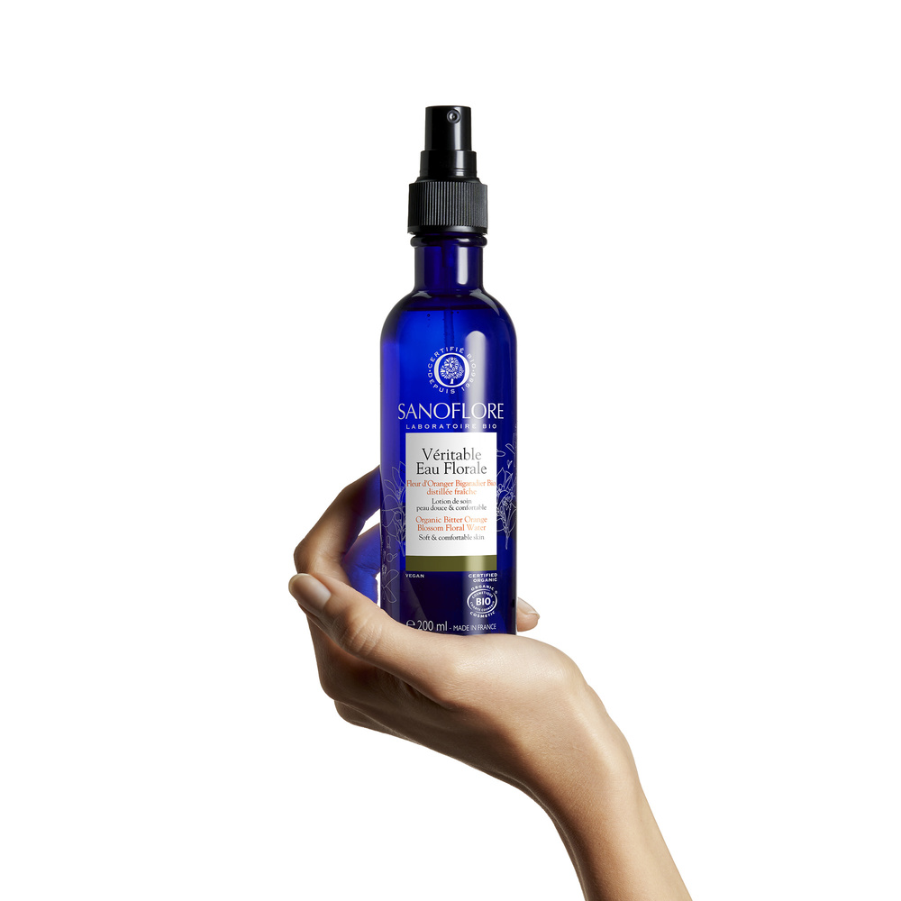 Sanoflore Véritable Eau Florale de Fleur d'Oranger Bio Brume apaisante