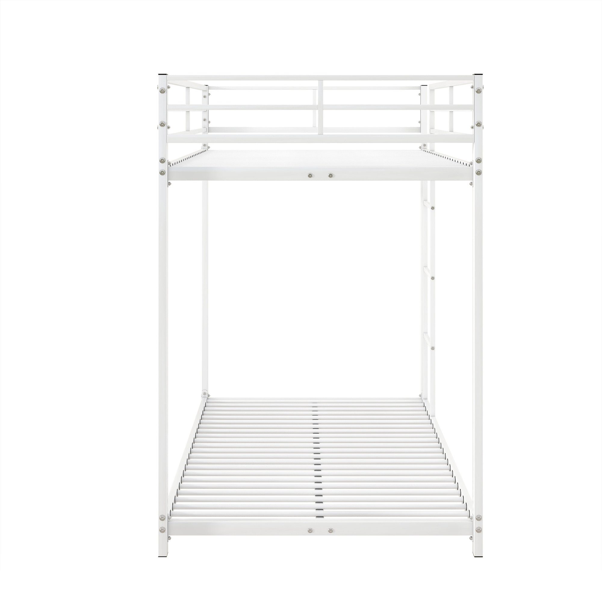 HAUSS SPLOE Etagenbett Etagenbett Metallbett Kinderbett Hochbett Bettrahmen Einzelbett (90*200 cm, Eisenetagenbetten in klassischer Form), ohne Matratze