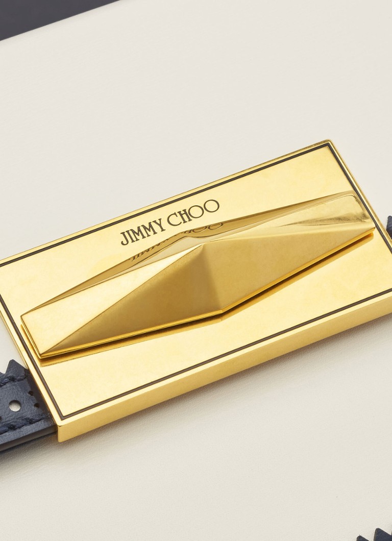 Jimmy Choo Diamond rokassoma ar augšējo rokturi, kas izgatavota no teļādas.