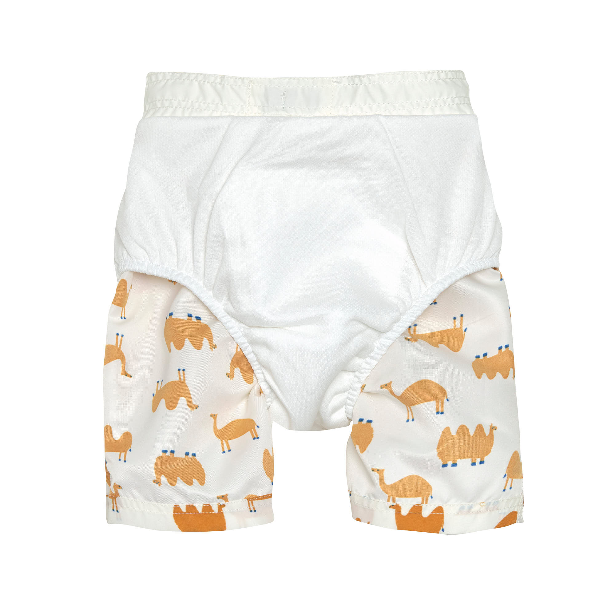 UV Badehose Kinder - Kamel, Weiß