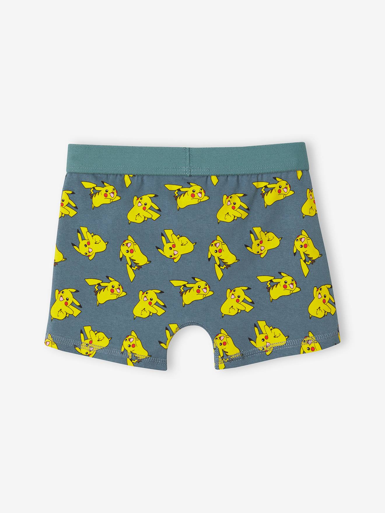 Pokemon 3er-Pack Jungen Boxershorts POKEMON - grün