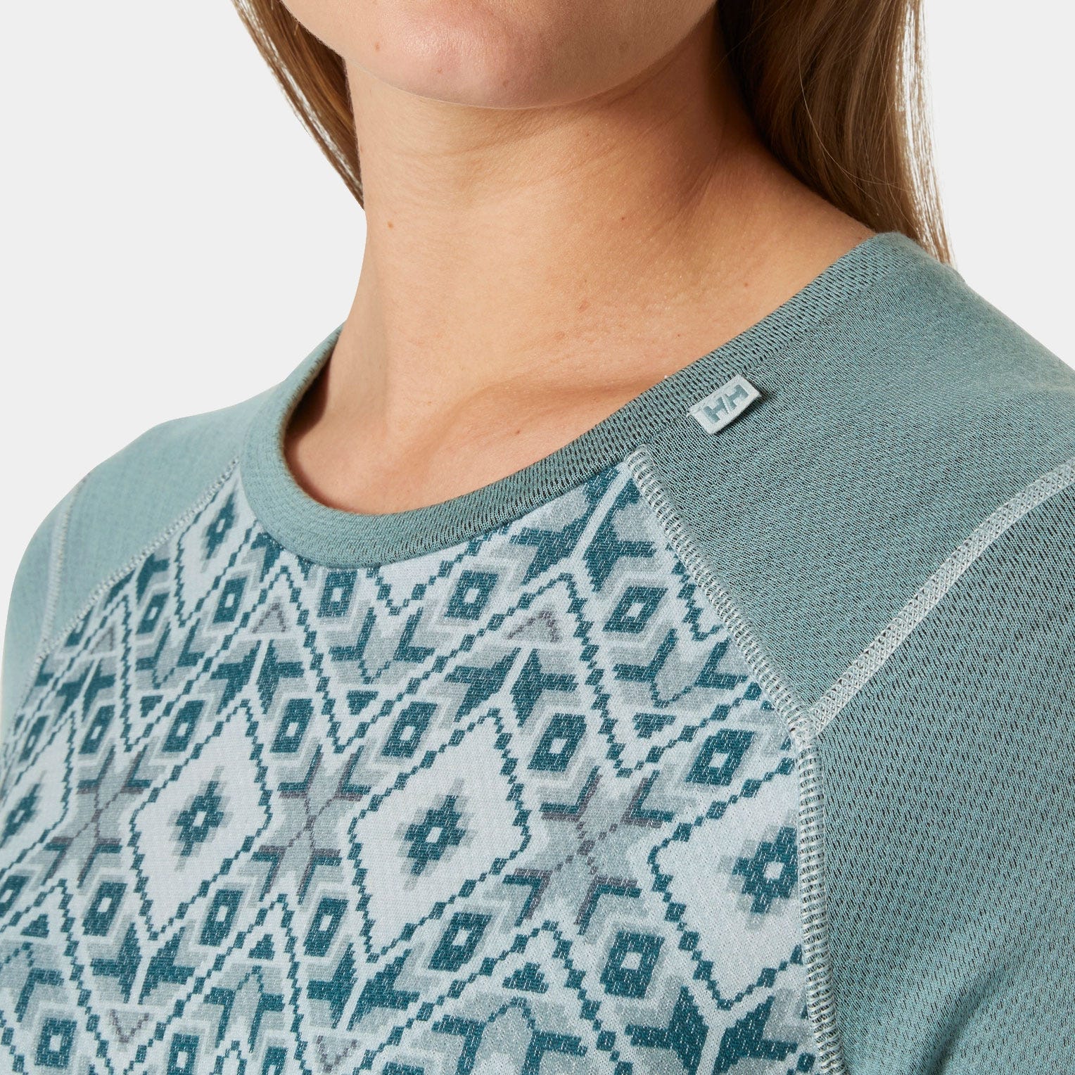 Women’s LIFA® Merino Midweight Graphic Long-Sleeve Crew Base Layer