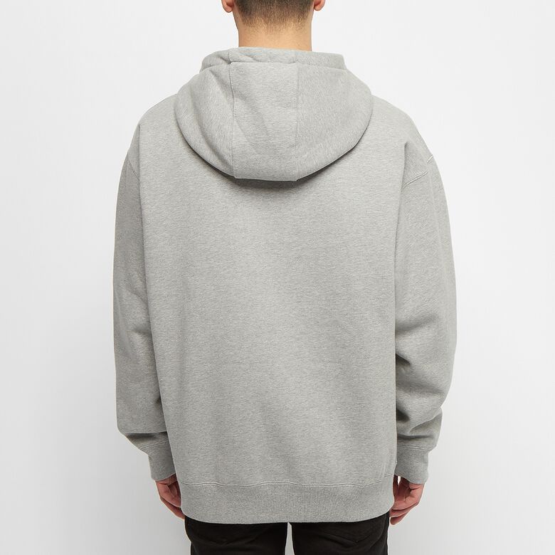 NIKE NRG Solo Swoosh Fleece Hoodie dk grey heather/white