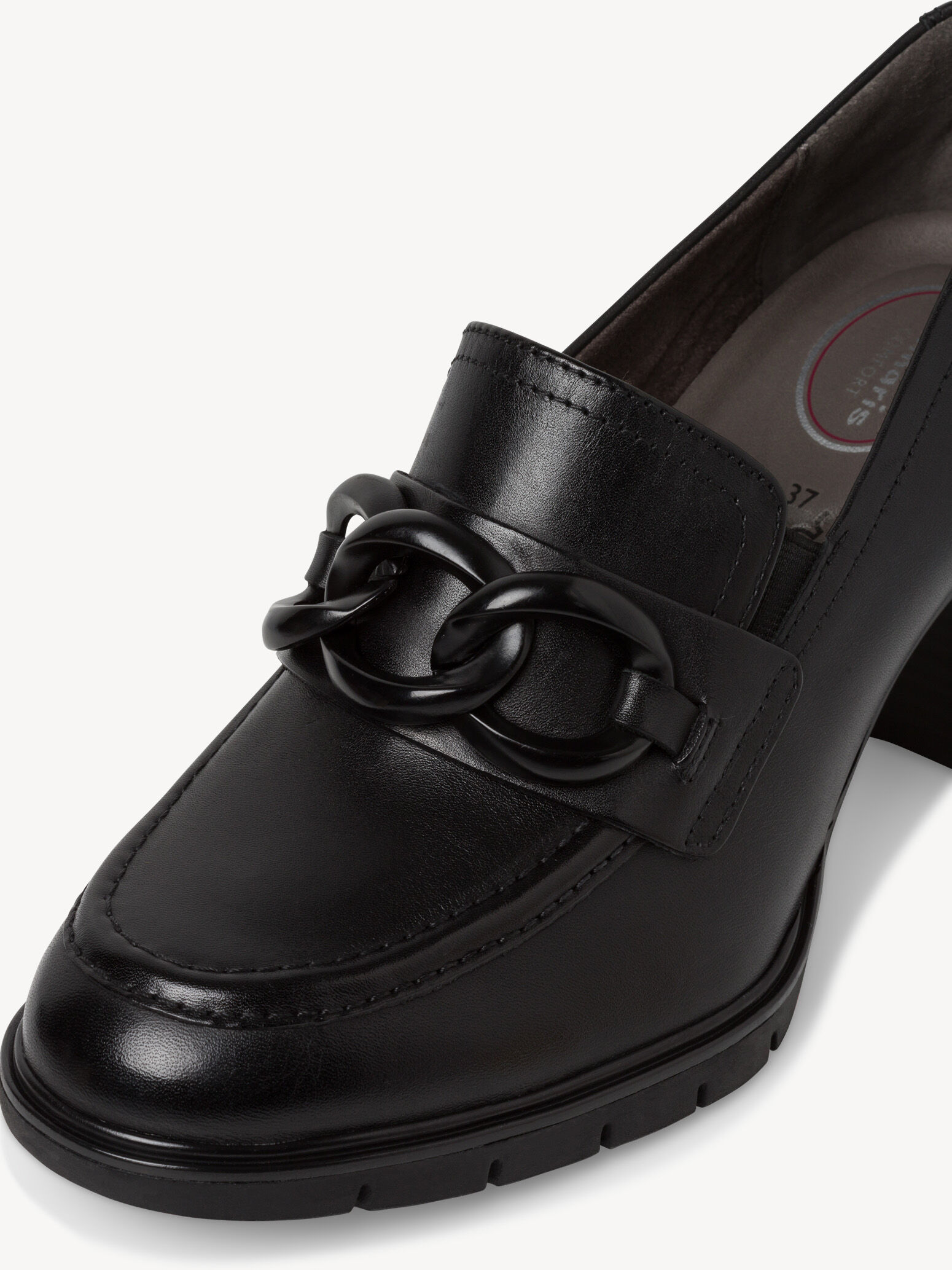 Trotteur en cuir - noir