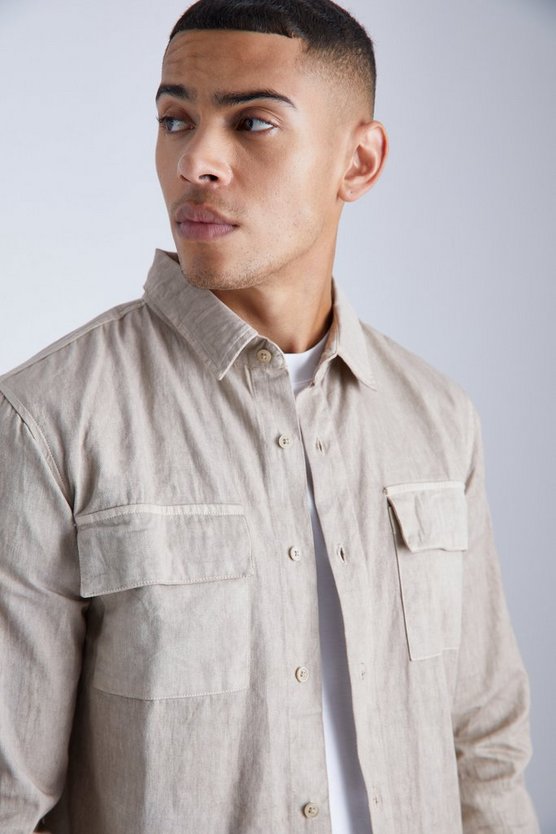 Oversize Twill Overshirt