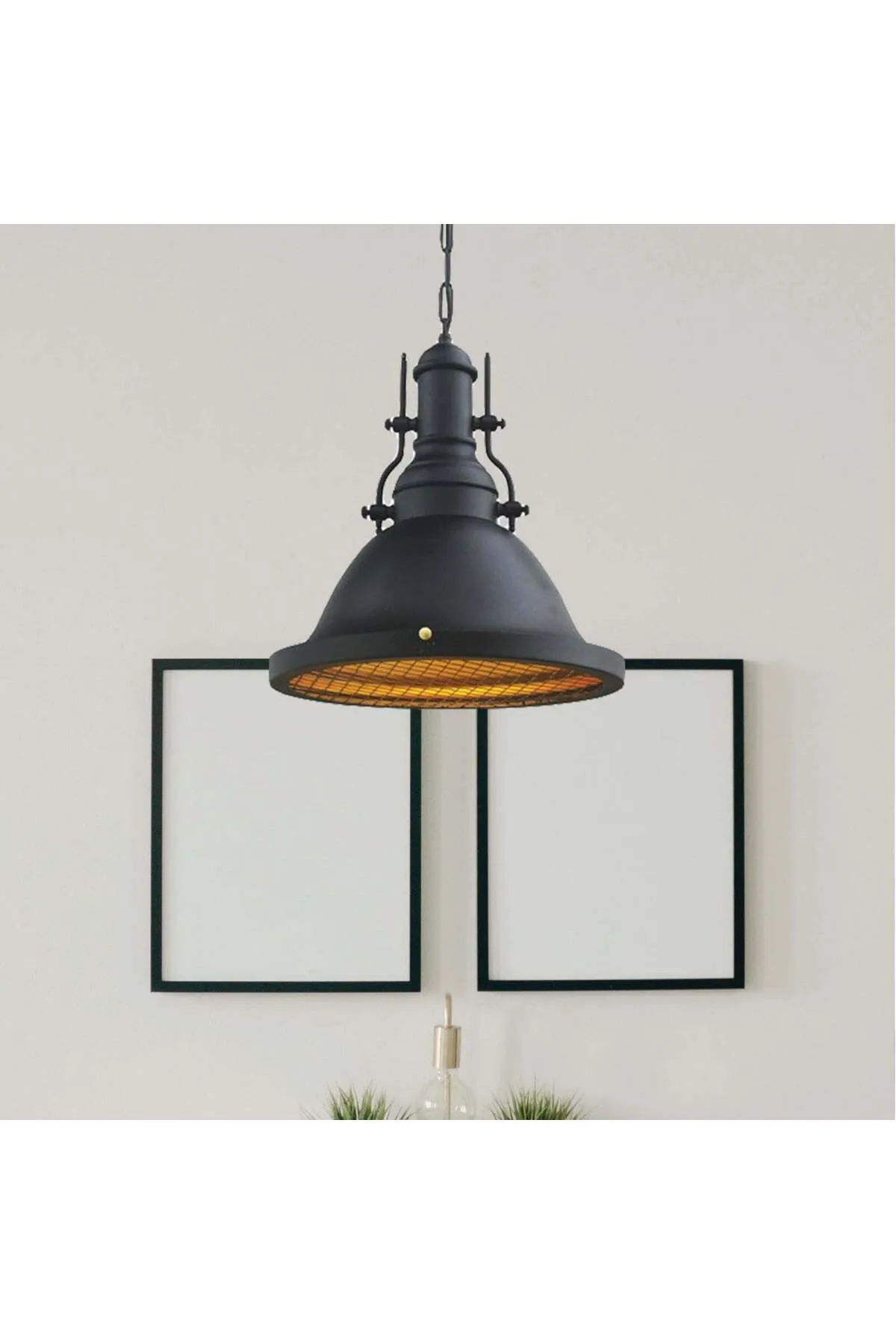 Bamyum  Pendelleuchte E27 Fassung Metall Hängelampe & Deckenlampe Hängependelleuchte