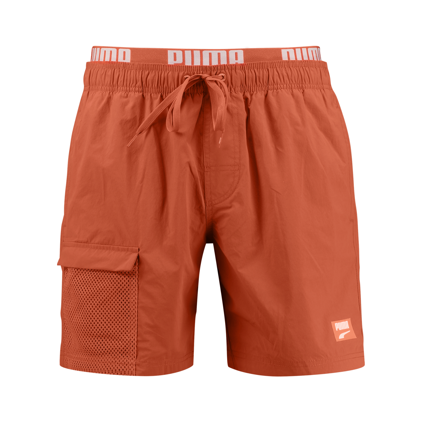 PUMA Swim Utility Mid Badehose Rot F001