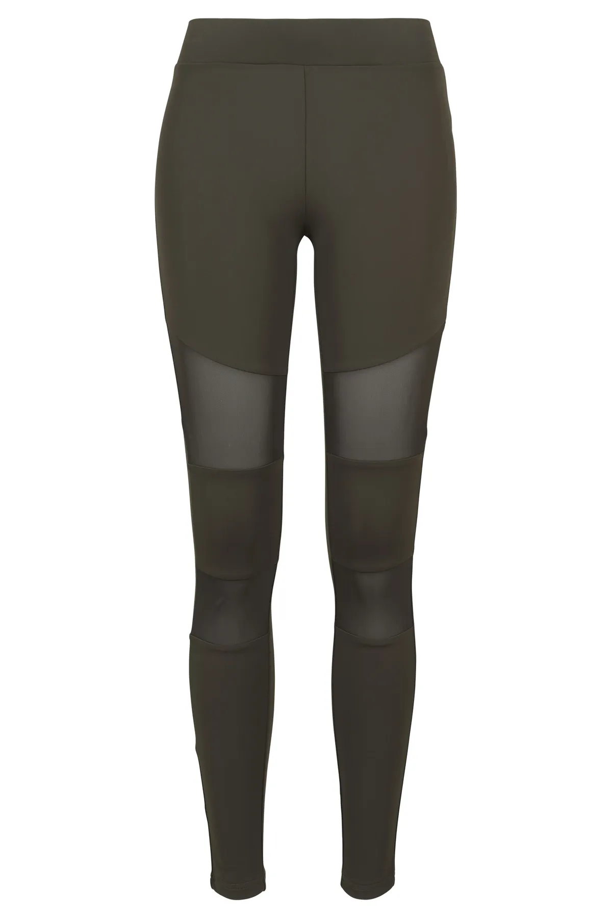 Urban Classics  Leggings - Khaki - Mittlerer Bund