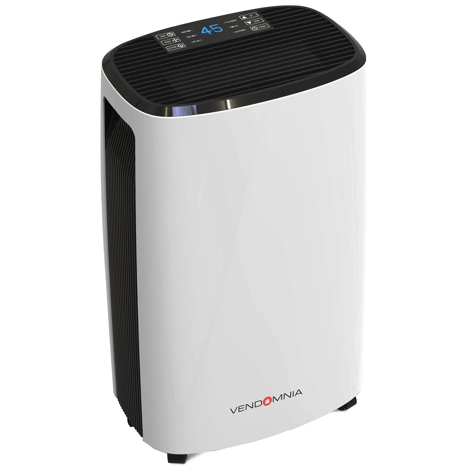 VENDOMNIA Luftreiniger Luftentfeuchter 16/20 L Auto-Modus Raumentfeuchter, Entfeuchtungsgerät, für 30 m² Räume, 3,7L Behälter, bis 30 m², elektrisch, Timer, Wäschetrocknung