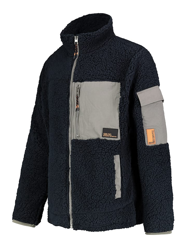Sublevel Fleecejacke in Dunkelblau günstig kaufen