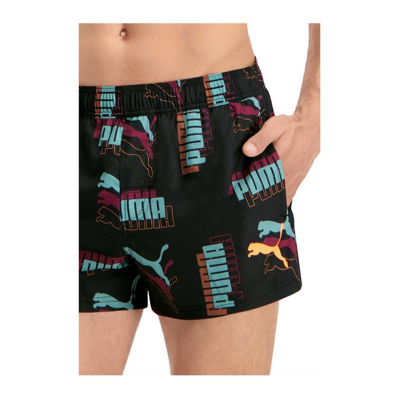 PUMA Swim Logo Print Badehose Funktionsunterhose Herren