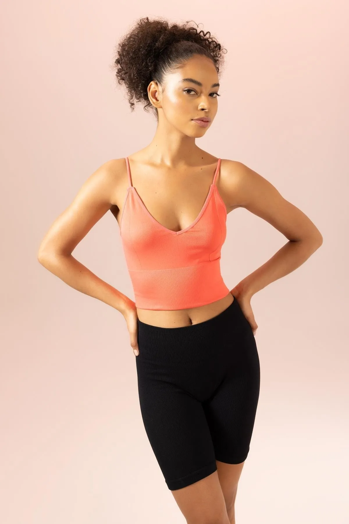 DeFacto  Fit Seamless V-Neck Seamless Athlete A7124ax23hs