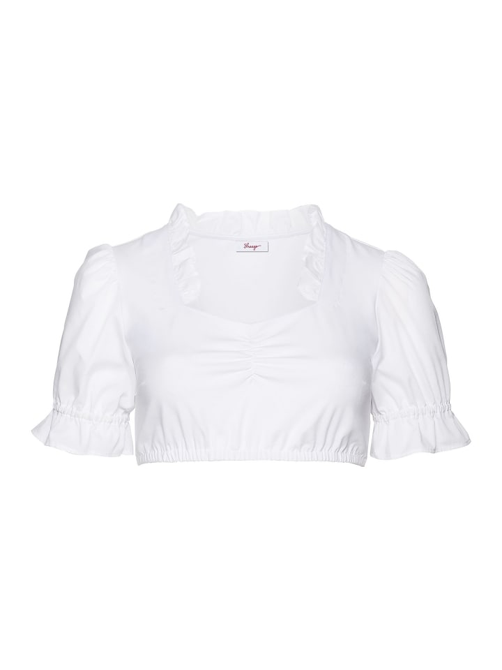 sheego Dirndlbluse in weiß günstig kaufen