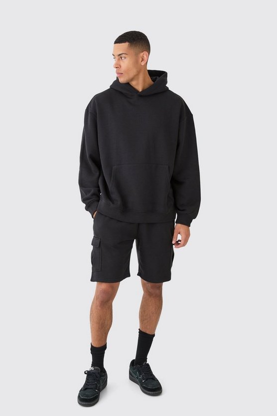 Kurzer Oversize Cargo-Trainingsanzug