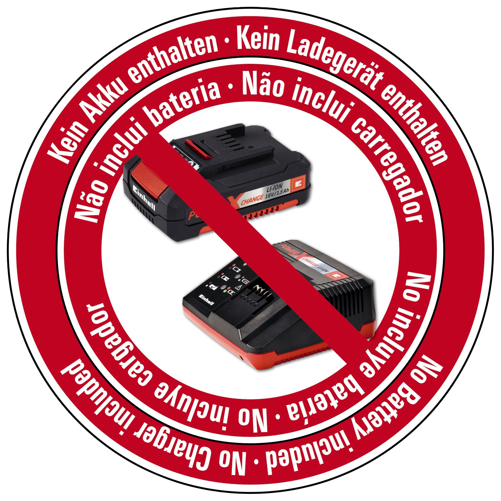 Einhell Aschesauger Akku-Aschesauger TE-AV 18/15 Li C-Solo, 150 W, beutellos, ohne Akku und Ladegerät