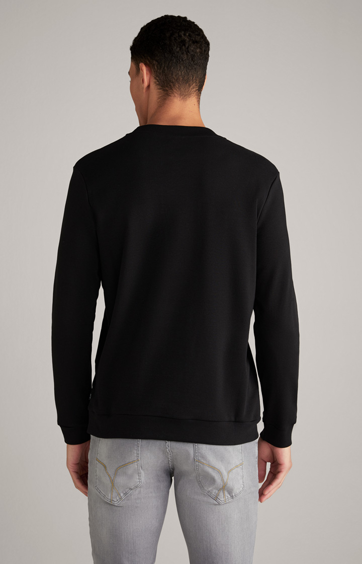 Sweatshirt Alfred in Schwarz