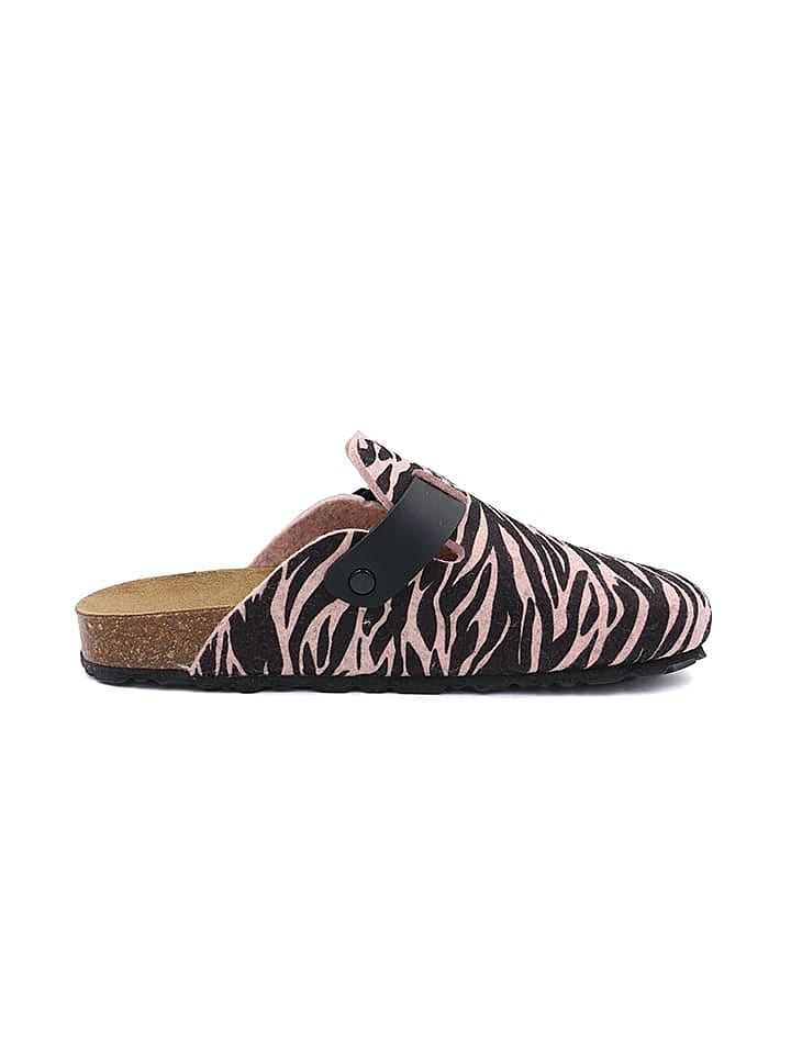 billowy Hausschuhe in Schwarz/ Rosa günstig kaufen 38
