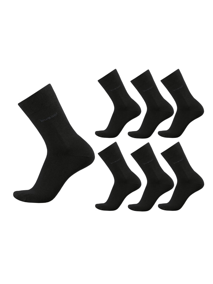Bugatti 6er Pack halbhohe Businesssocken  in black günstig kaufen 47-50