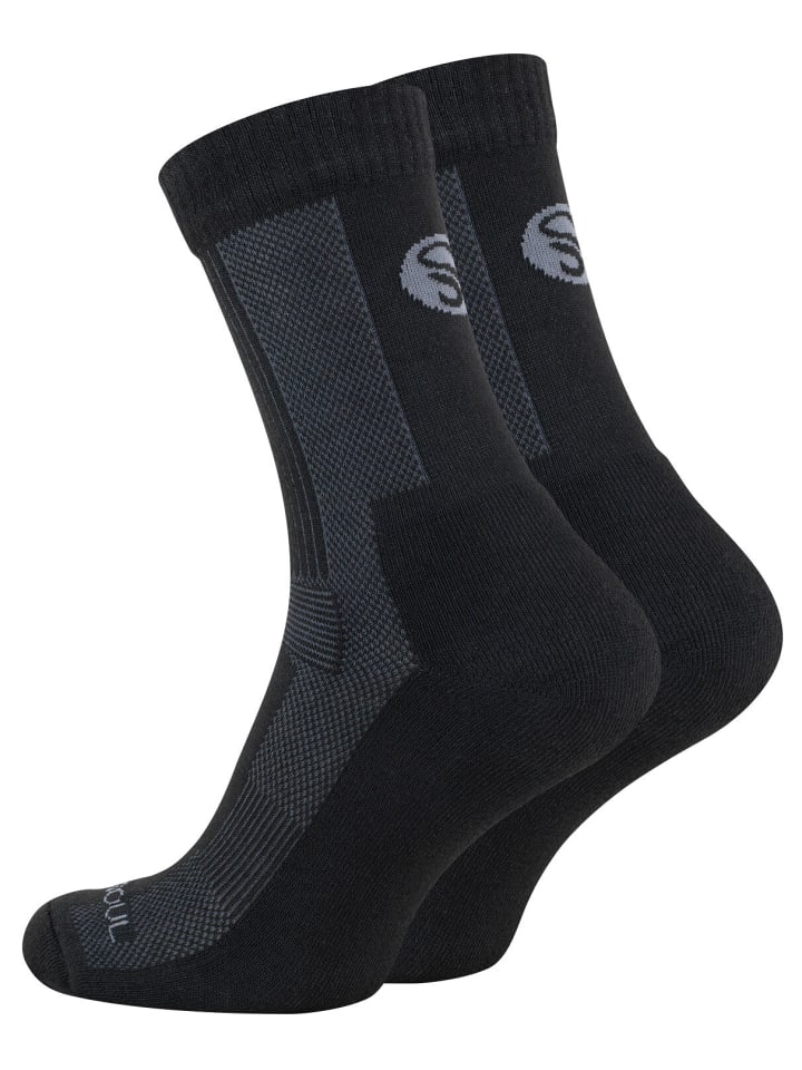 Stark Soul® Merino Outdoor Trekking Socken in schwarz günstig kaufen