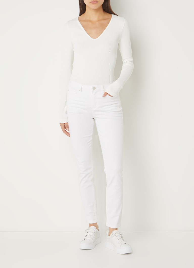 OPUS  Elma mid waist skinny jeans met gekleurde wassing