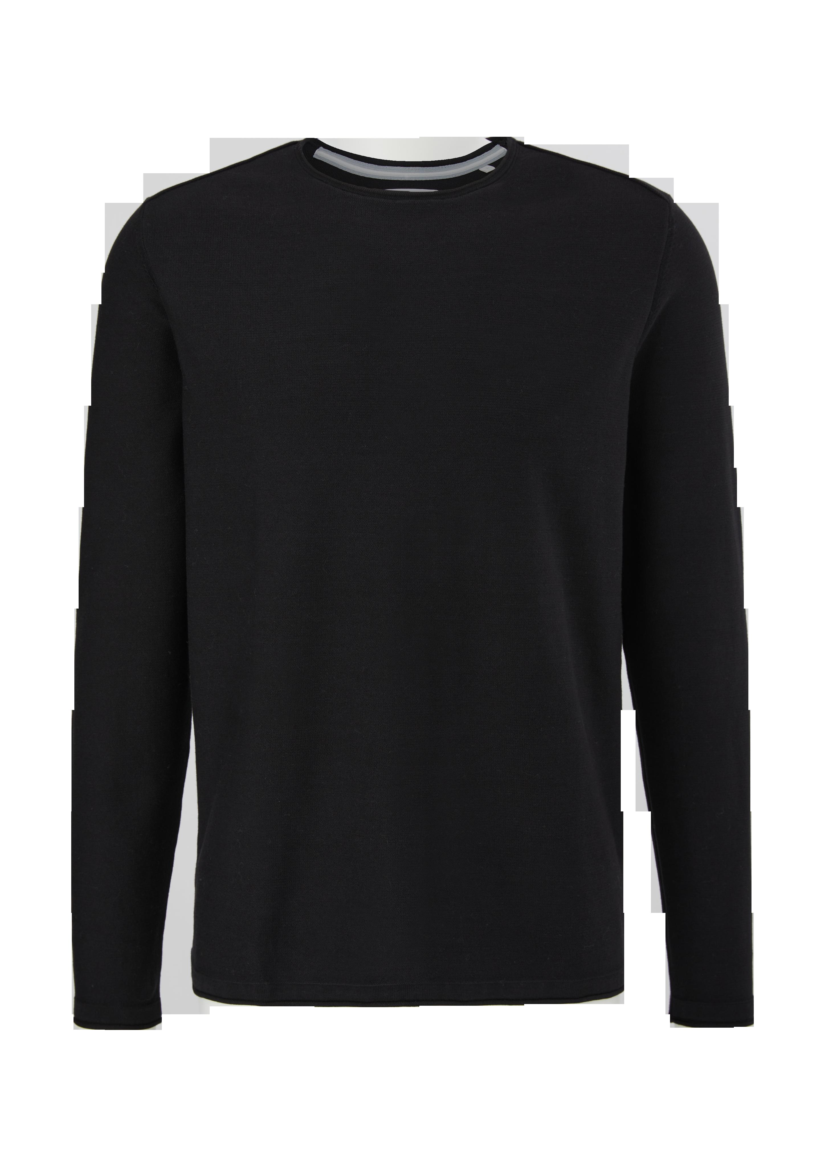 Pullover mit Rollsaumblende  2124525-9999