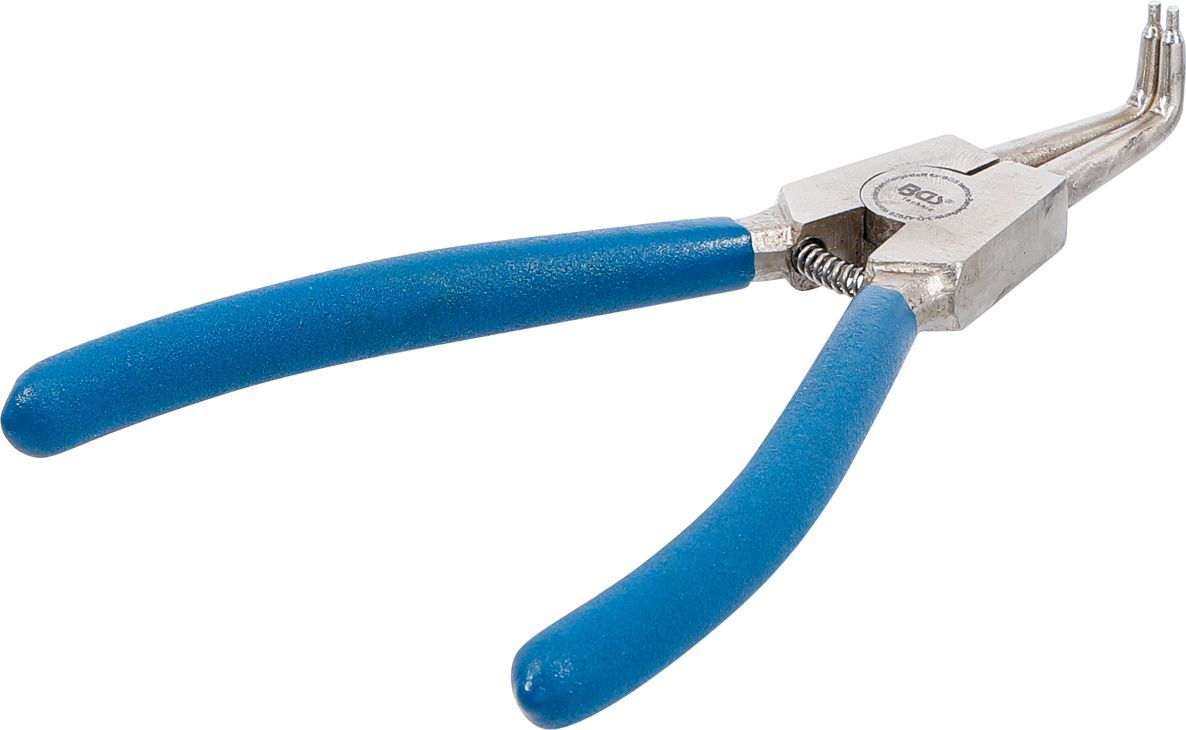BGS 447-1 Curved circlip pliers for outer rings 175 mm