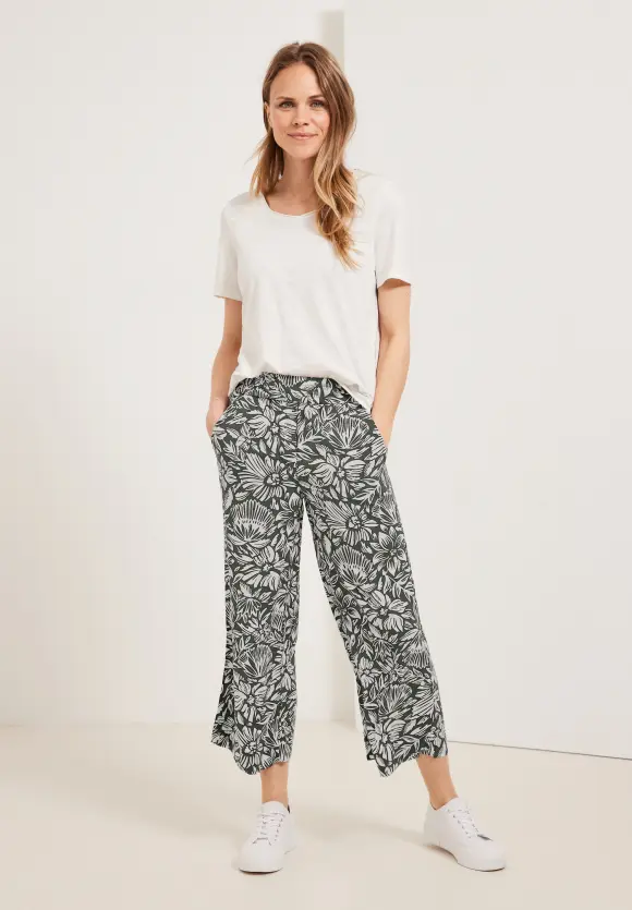 CECIL Casual Fit Hose mit Print