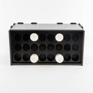 Black Paint Rack: Display Pigment