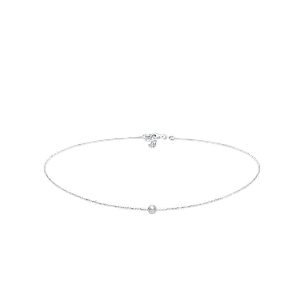 Elli Elli Collier Femmes Choker Boule Géo Look Tendance en Argent Sterling 925 collier