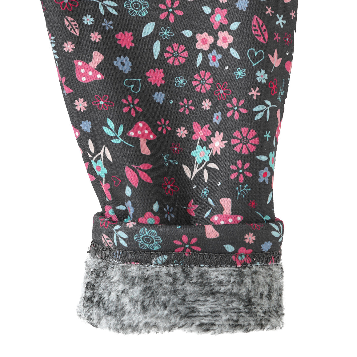 Mädchen Thermo-Leggings mit floralem Muster