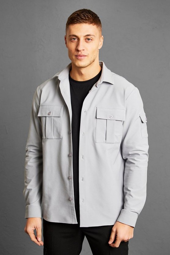 Ma1 Overshirt mit 4-Way Stretch