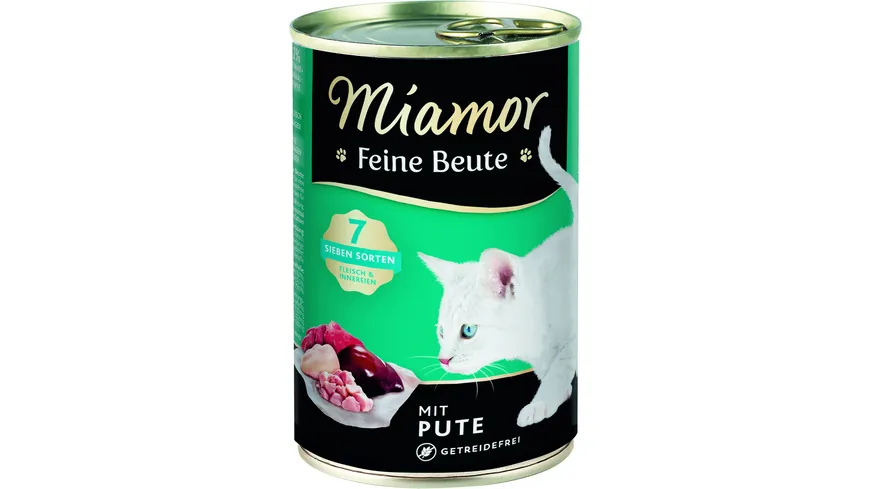 Miamor Katzennassfutter Feine Beute mit Pute 400 g