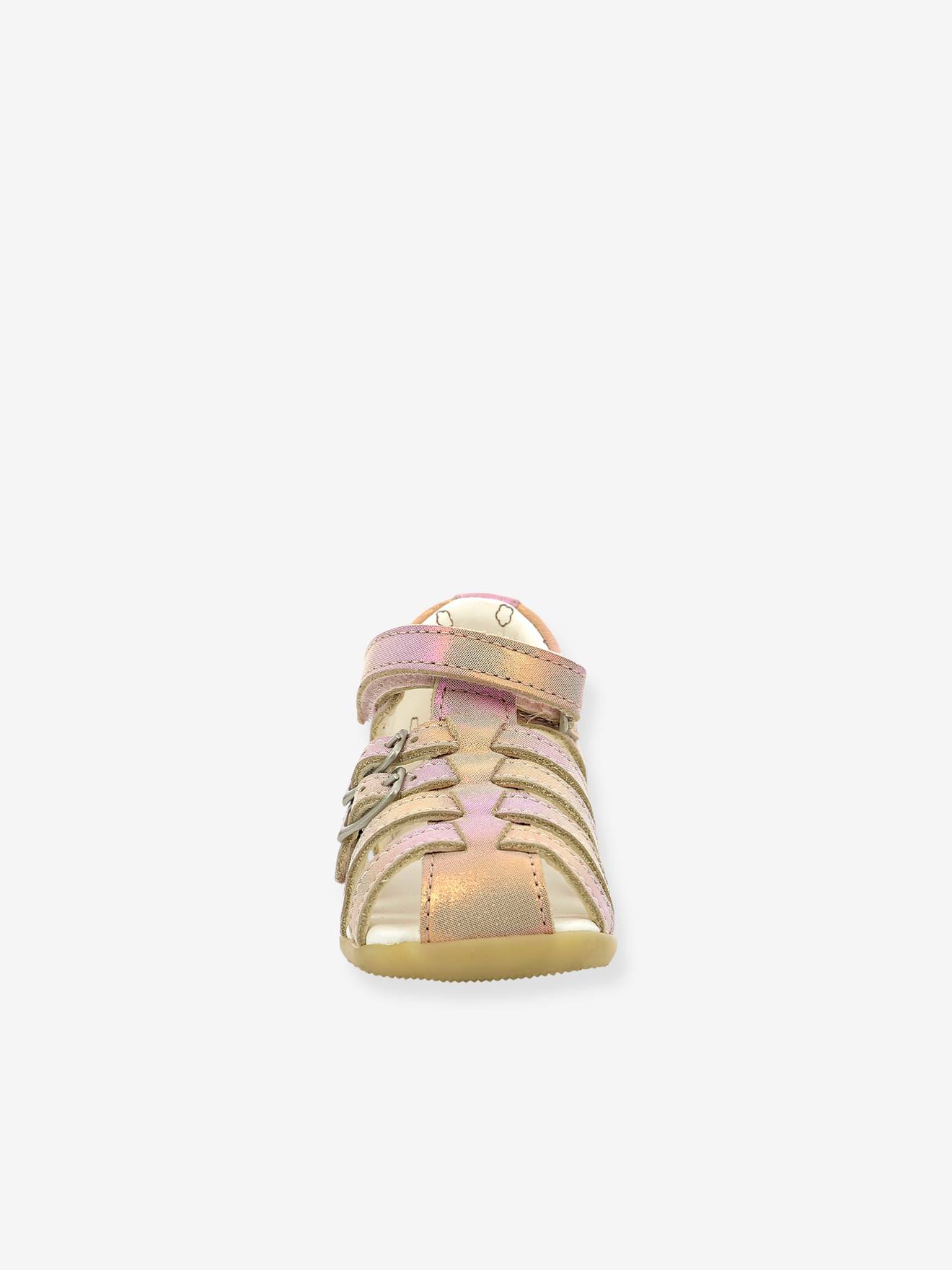Sandales cuir enfant Bigkro KICKERS® caramel