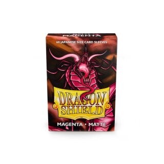 Dragon Shield Japanese Matte Sleeves Magenta (60 Sleeves)