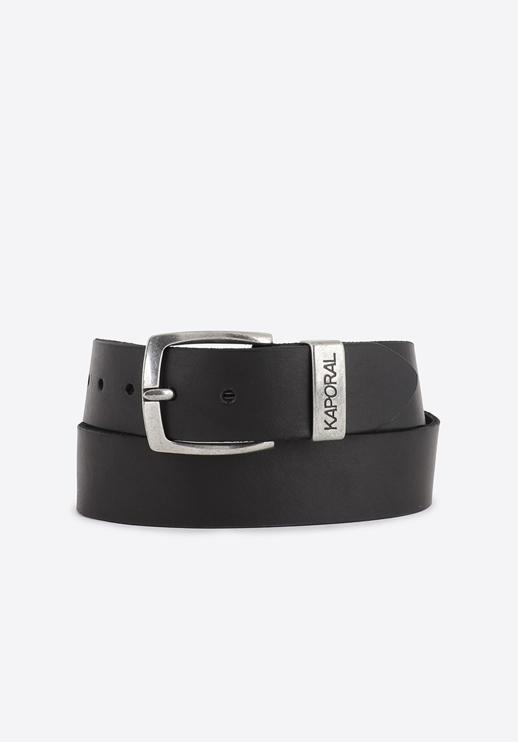 HEDAS  Ceinture en cuir noir Homme