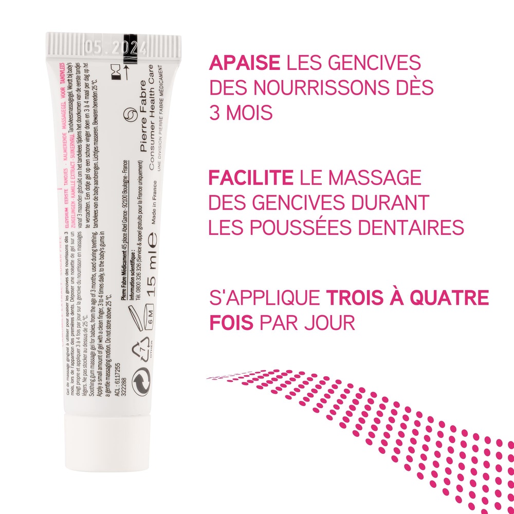Oral Care ELGYDIUM Première dents PANSORAL 1DENTS15ML gel