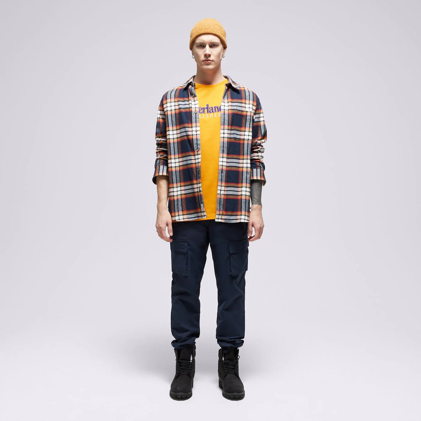 TIMBERLAND T-SHIRT SS EST. 1973 CREW TEE REGULAR Gelb