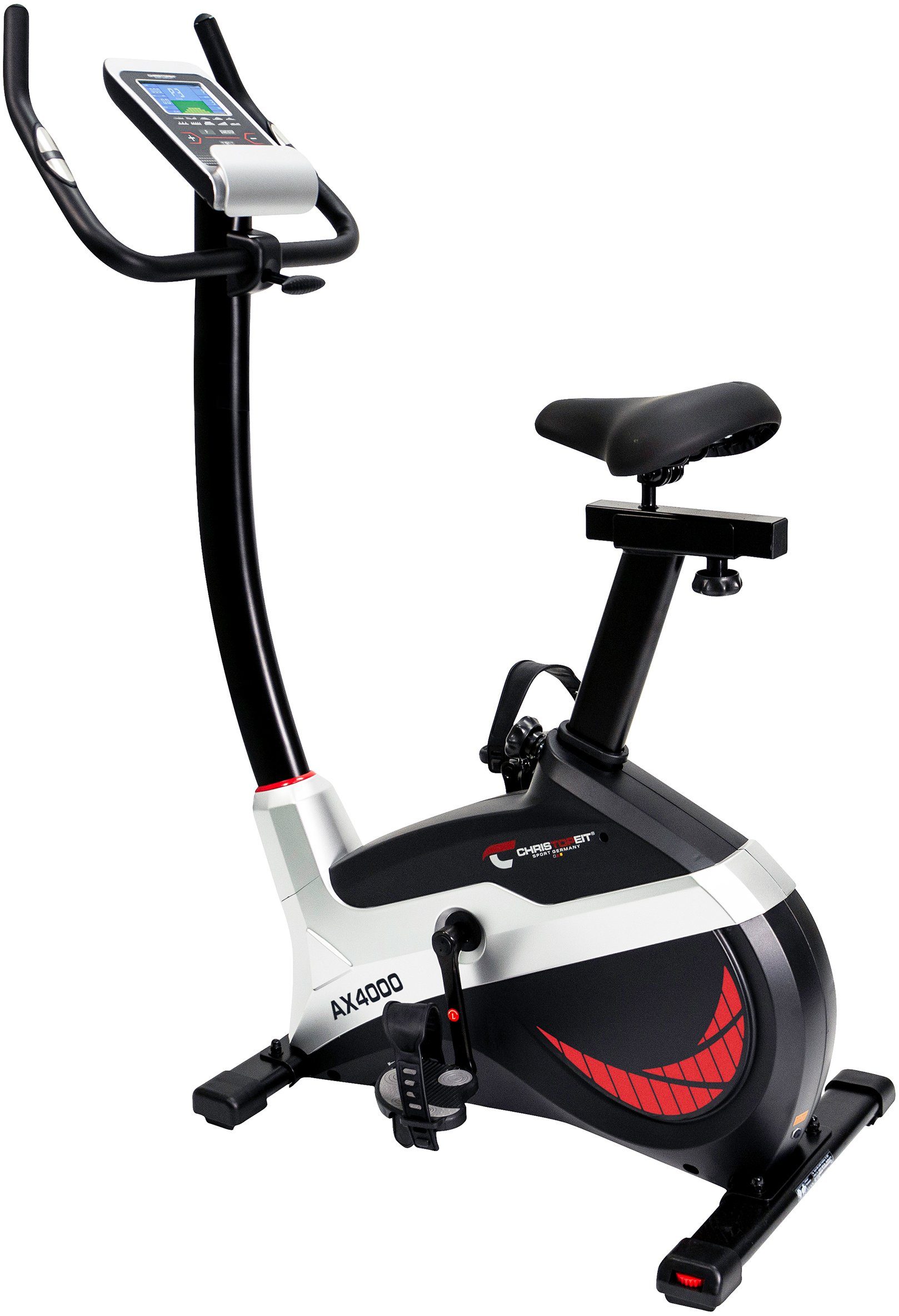 Christopeit Sport® Ergometer AX 4000, mit verstellbarem Komfortsattel