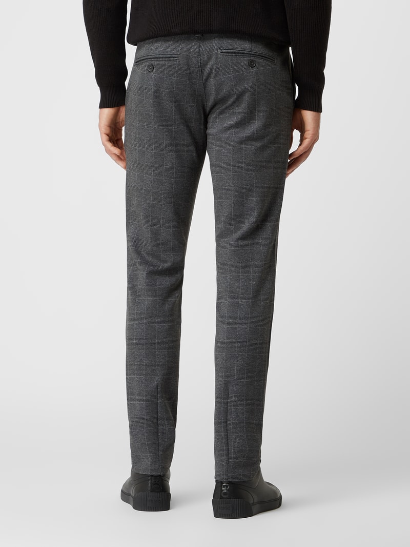 Tapered Fit Hose mit Stretch-Anteil Modell 'Mark' in schwarz