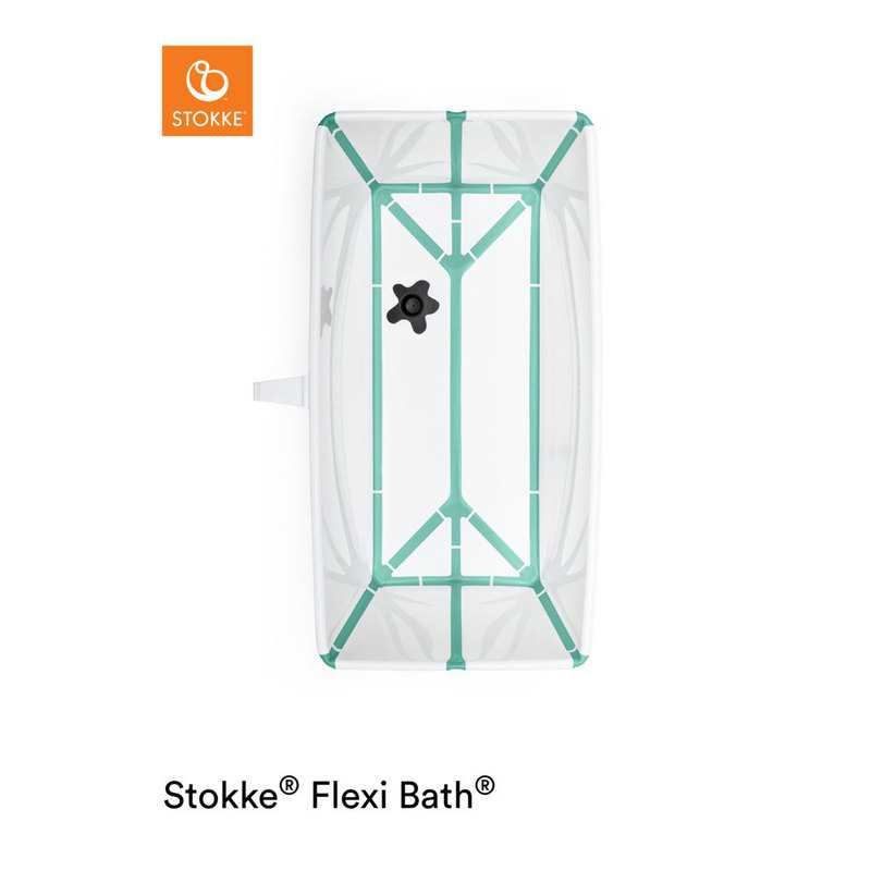 Baignoire pliable flexibath blanche aqua Stokke