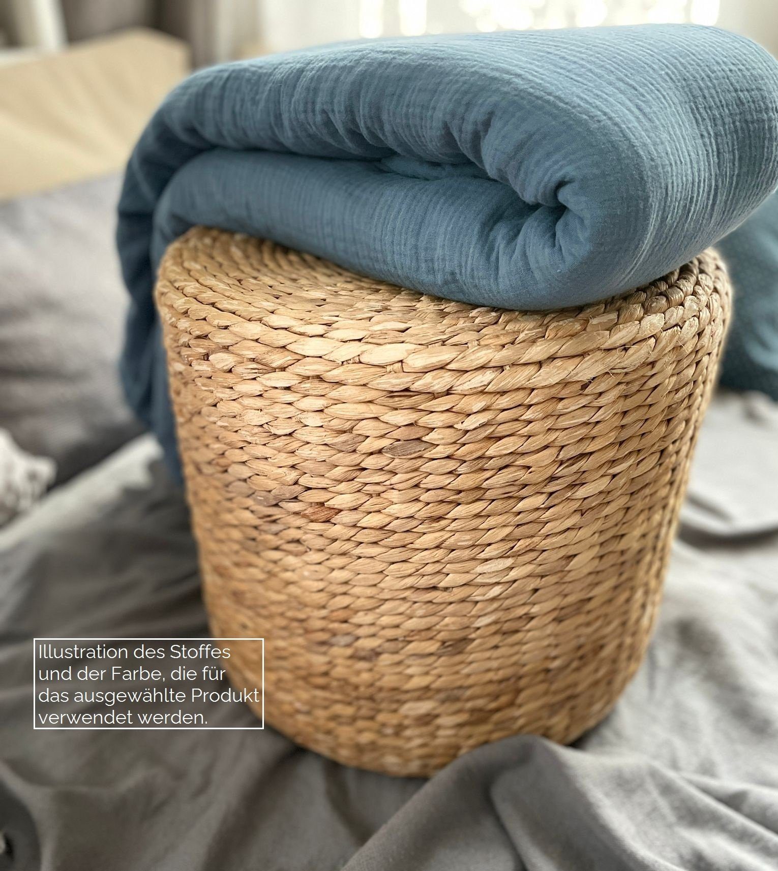 Babydecke 100% Baumwolle MUSSELIN Kühlende Sommerdecke 95x95 & 120x120 cm, Loolay, 95x95 o. 120x120 cm, 100% Europäische Stoffe und Kleinserien-Nähen!