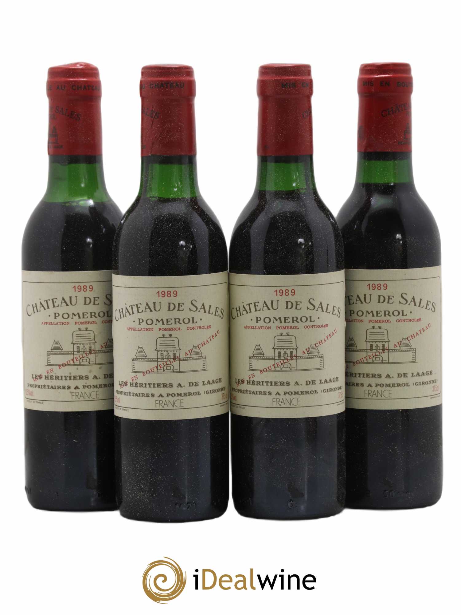 Château de Sales  1989 - Lot de 24 Demi-bouteilles