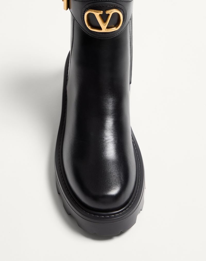 Bota VLogo Signature em couro de bezerro 55 mm
