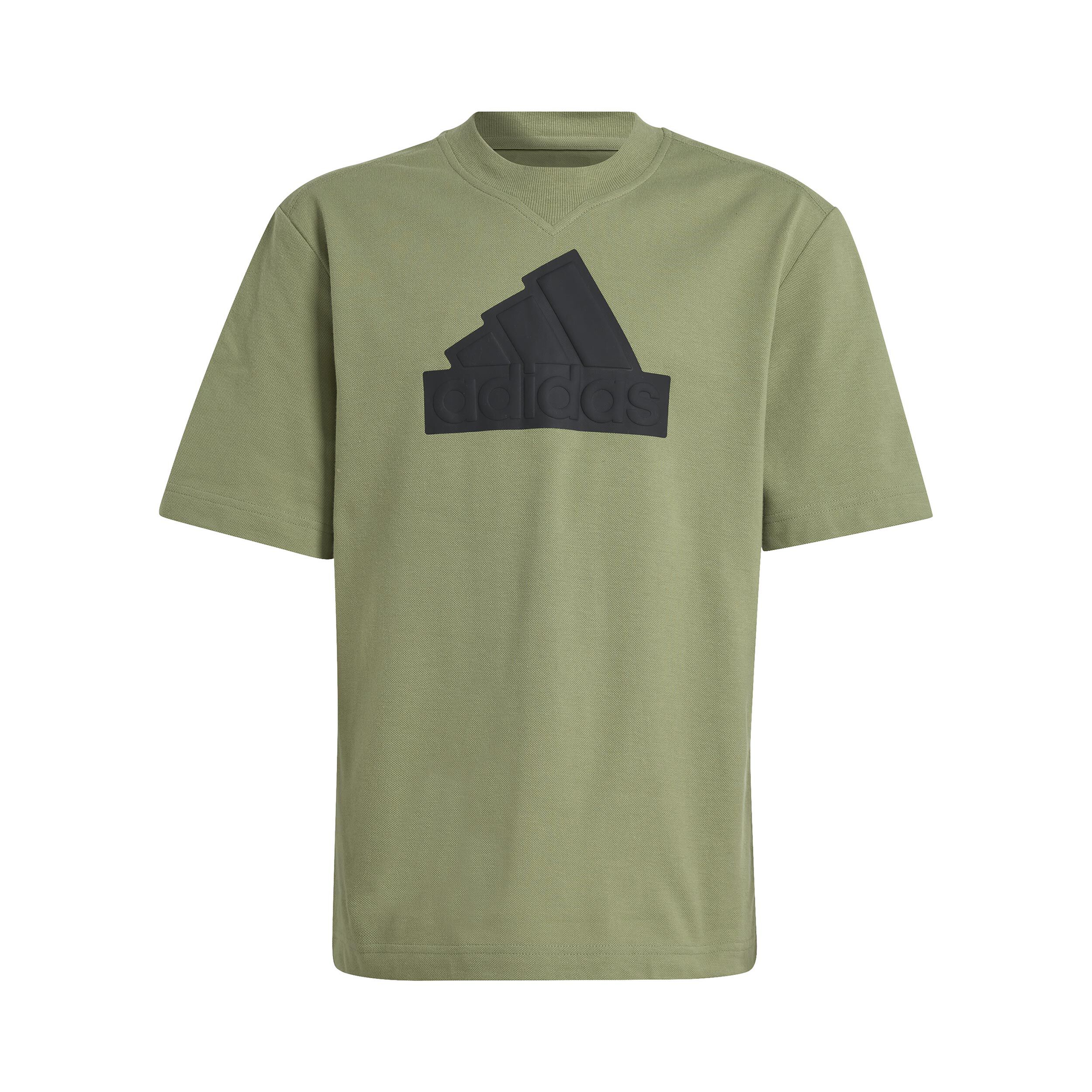 Future Icon Logo T-Shirt Kinder - Salbei, Schwarz