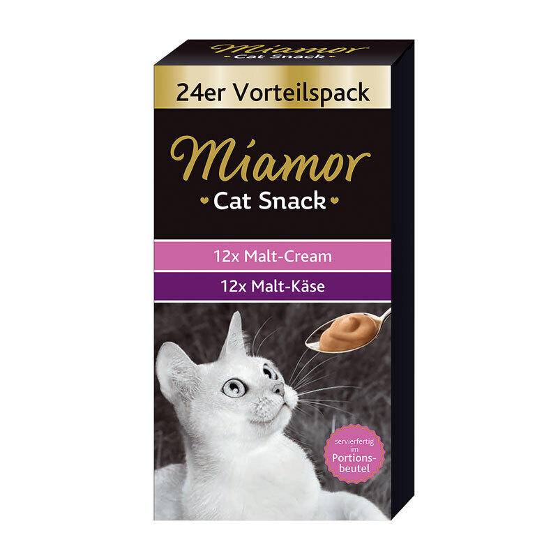 Miamor Snacks Miamor Cat Snack Malt-Cream Vorteilspack 24x15g