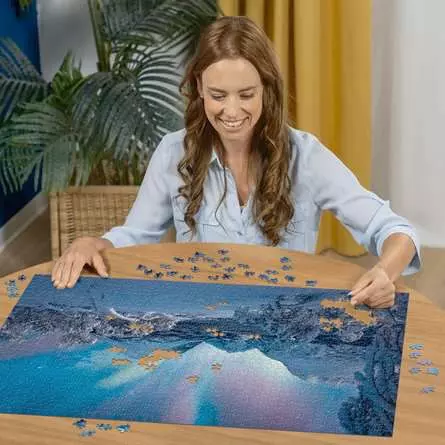 Puzzle 1500 Teile - Wenn die Nordlichter tanzen